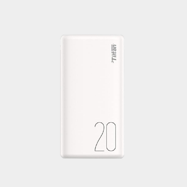 Power bank 20000mah P20 tiitan white