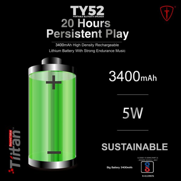 tiitan ty52 bluetooth speaker