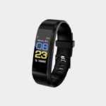 Tiitan Fitness Tracker Band Midnight (Regular Size, Black Strap)