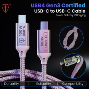 SHIELD 100W USB-C to USB-C Cable