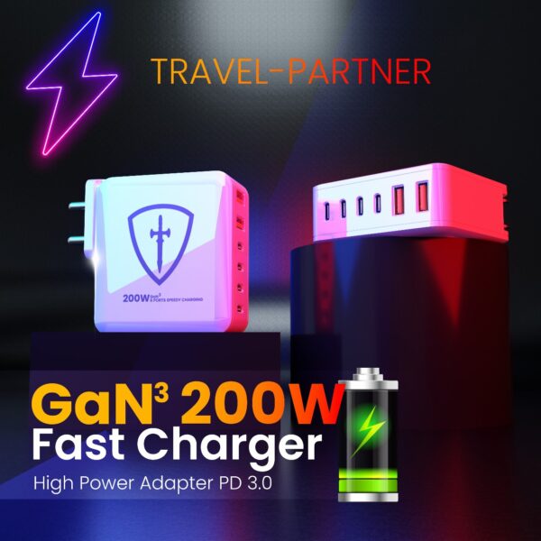 Gan 200W Fast Charger